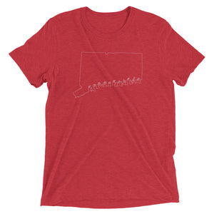 Connecticut (ASL-Outline) Short Sleeve T-shirt