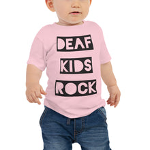 Load image into Gallery viewer, DEAF KIDS ROCK Baby Jersey Short Sleeve Tee