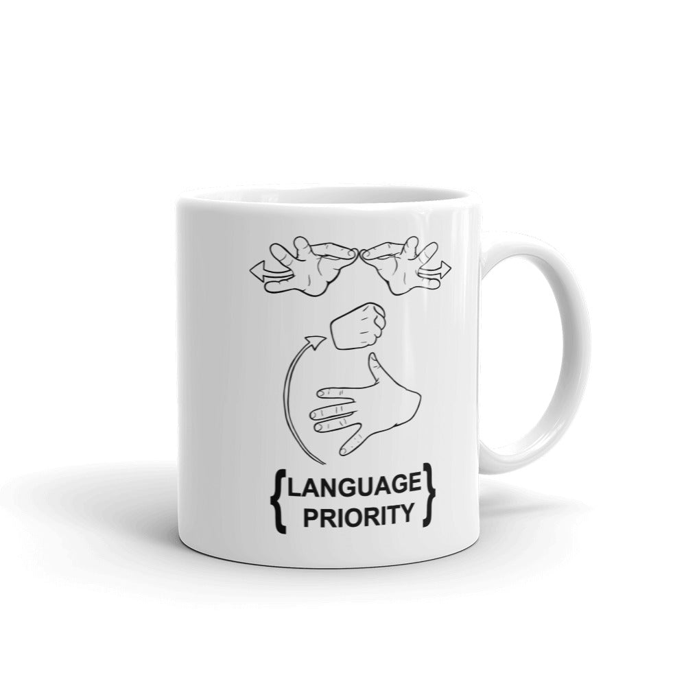 Language Priority Mug