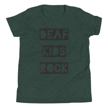 Load image into Gallery viewer, DEAF KIDS ROCK Youth Short Sleeve T-Shirt