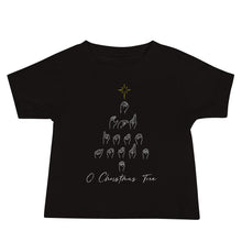Load image into Gallery viewer, O Christmas Tree (White Font) - Baby Jersey Short Sleeve Tee