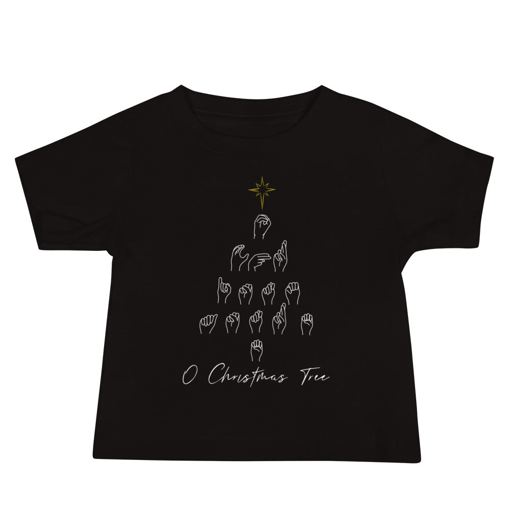 O Christmas Tree (White Font) - Baby Jersey Short Sleeve Tee