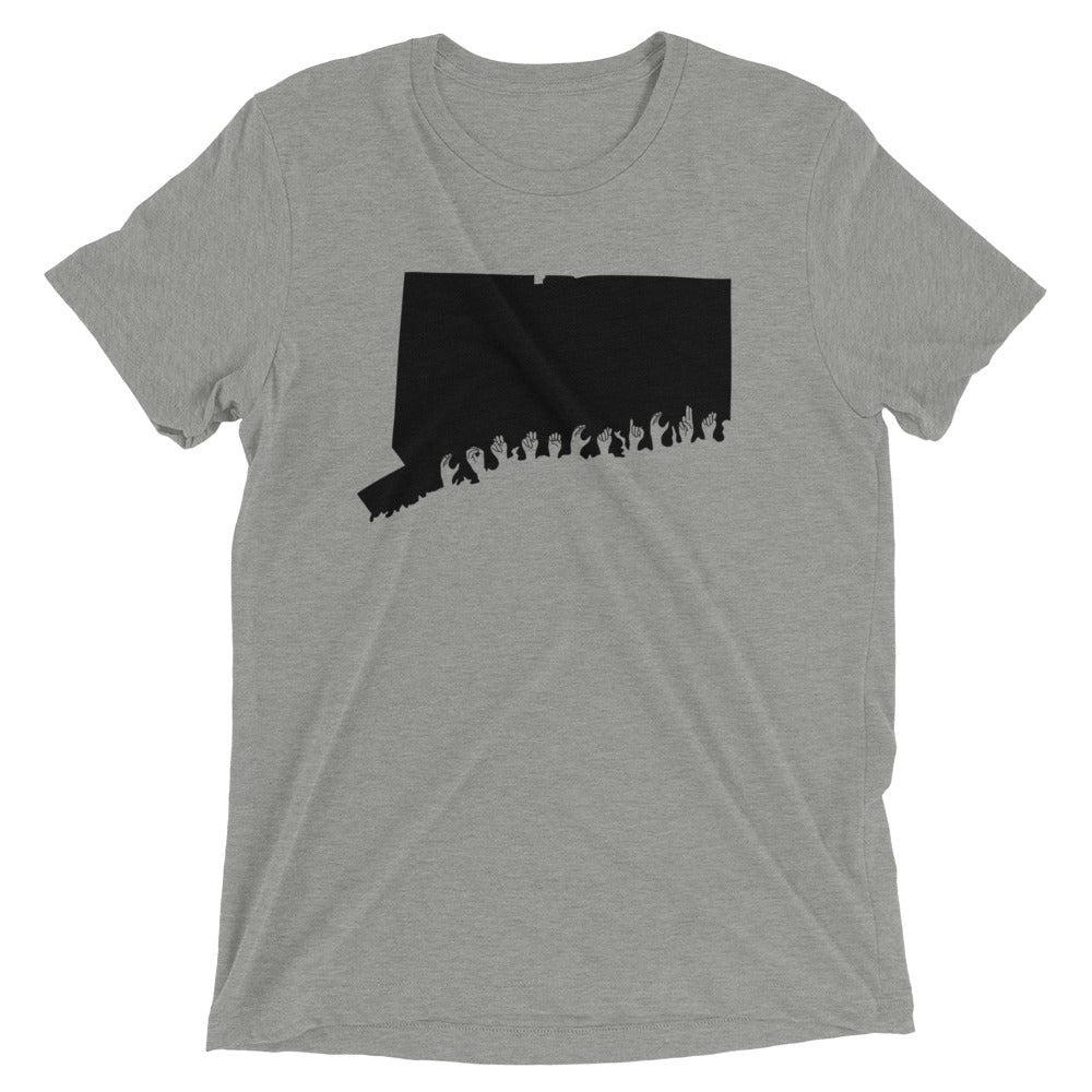 Connecticut (ASL-Solid) Short Sleeve T-shirt