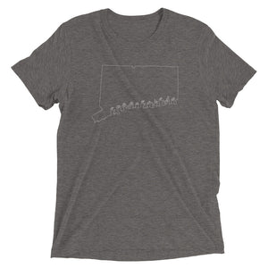 Connecticut (ASL-Outline) Short Sleeve T-shirt