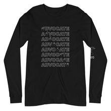 Load image into Gallery viewer, ADVOCATE Unisex Long Sleeve Tee