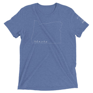 Oregon (ASL Outline) Short Sleeve T-shirt