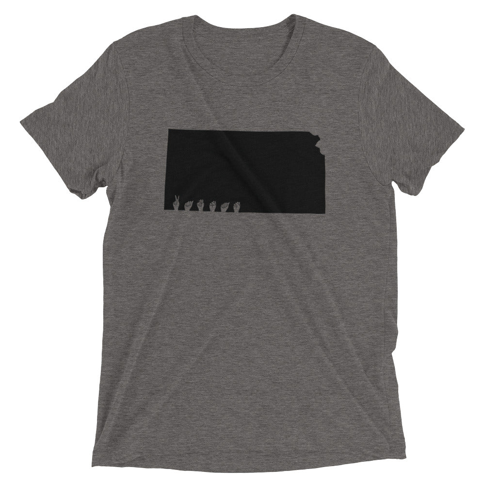 Kansas (ASL-Solid) Short Sleeve T-shirt