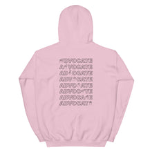 Load image into Gallery viewer, ADVOCATE Hoodie (Black Font - Print on Back)