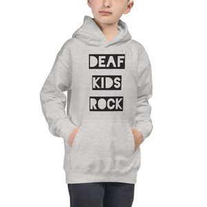 DEAF KIDS ROCK Kids Hoodie