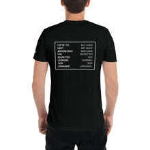 Load image into Gallery viewer, “I’VE YET TO MEET ANYONE WHO HAS REGRETTED LEARNING SIGN LANGUAGE” Short Sleeve Tee (Print on Back)
