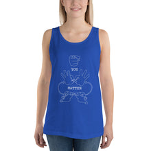 Load image into Gallery viewer, YOU MATTER Unisex Tank Top