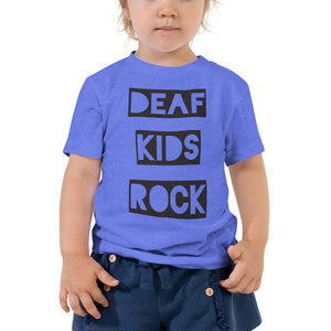 DEAF KIDS ROCK Toddler Short Sleeve Tee