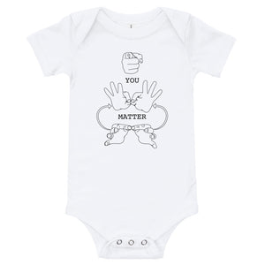 YOU MATTER Baby Short Sleeve One Piece