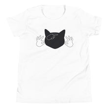 Load image into Gallery viewer, Black Cat (ASL) Youth Short Sleeve Tee