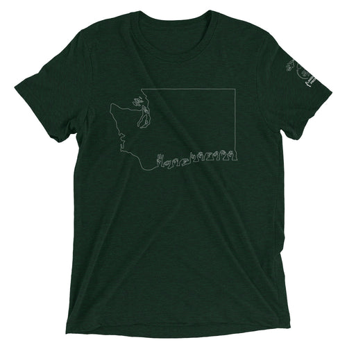 Washington (ASL Outline) Short Sleeve T-shirt