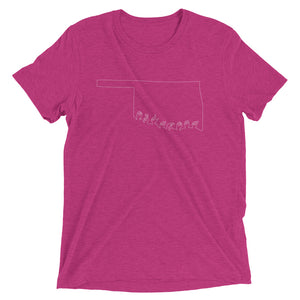 Oklahoma (ASL-Outline) Short Sleeve T-shirt