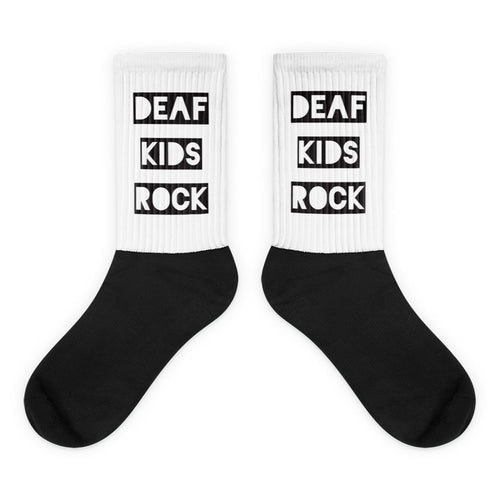 DEAF KIDS ROCK Socks (Adult)