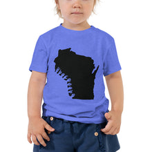 Load image into Gallery viewer, Wisconsin (ASL-Solid) Toddler Short Sleeve Tee