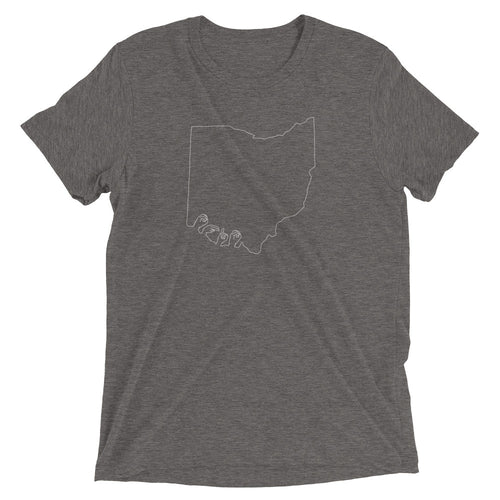 Ohio (ASL-Outline) Short Sleeve T-shirt