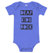 Load image into Gallery viewer, DEAF KIDS ROCK Baby Short Sleeve One Piece