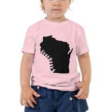 Load image into Gallery viewer, Wisconsin (ASL-Solid) Toddler Short Sleeve Tee