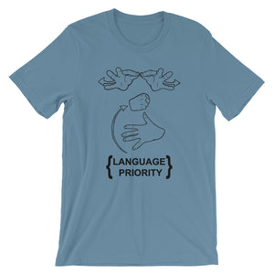 Language Priority T-Shirt (100% Cotton)