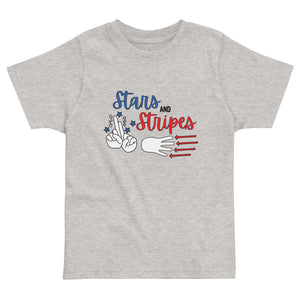 Stars and Stripes (Red, White, & Blue) Toddler Tee