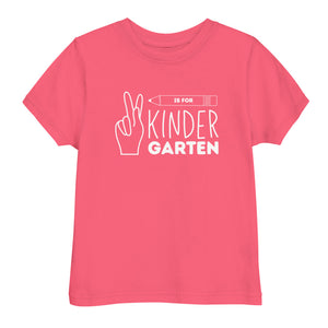 K is for KINDERGARTEN Toddler Tee