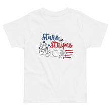Load image into Gallery viewer, Stars and Stripes (Red, White, &amp; Blue) Toddler Tee