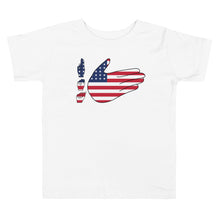 Load image into Gallery viewer, USA Flag (ASL) Toddler Short Sleeve Tee