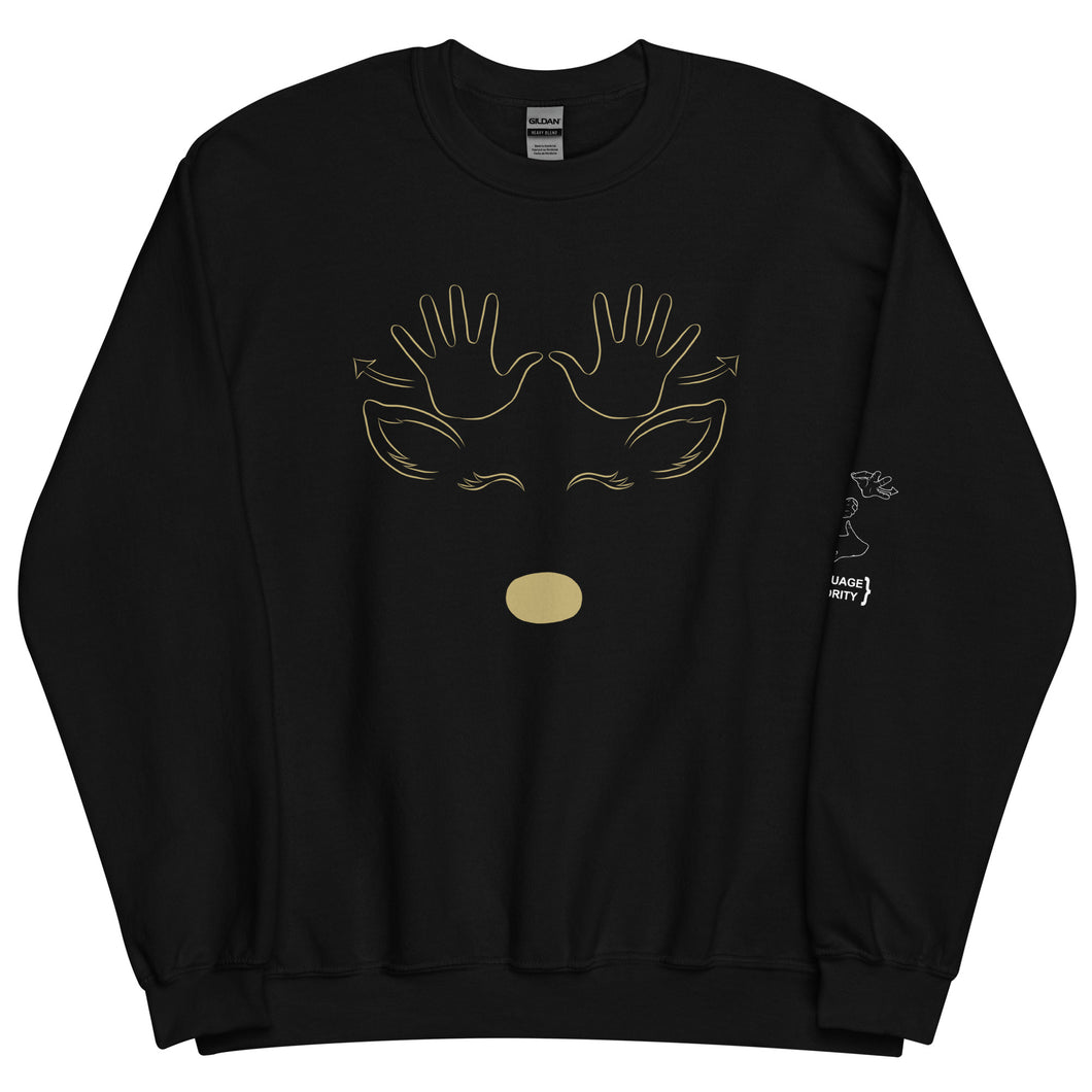 REINDEER (ASL) Crew Neck