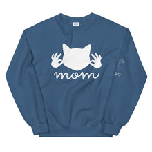 Load image into Gallery viewer, CAT MOM Crew Neck Sweatshirt