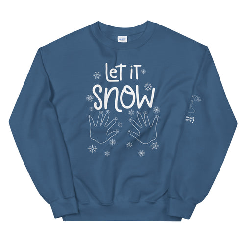 “Let It Snow” Crew Neck Sweatshirt