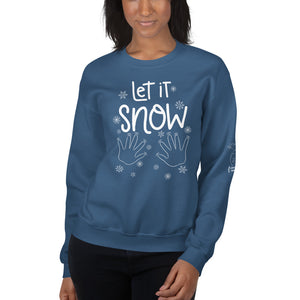 “Let It Snow” Crew Neck Sweatshirt