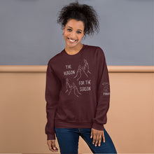Load image into Gallery viewer, “The Reason for the Season” Crew Neck Sweatshirt