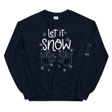 Load image into Gallery viewer, “Let It Snow” Crew Neck Sweatshirt