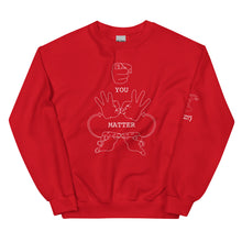 Load image into Gallery viewer, YOU MATTER Crew Neck Sweatshirt