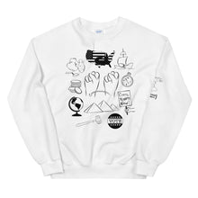 Load image into Gallery viewer, SOCIAL STUDIES (ASL) Crew Neck Sweatshirt [Black Ink]