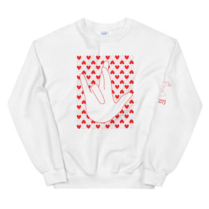 "I Really Love You" (IRLY + Hearts) Crew Neck Sweatshirt