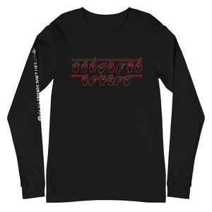 STRANGER THINGS (with quote) Long Sleeve Tee