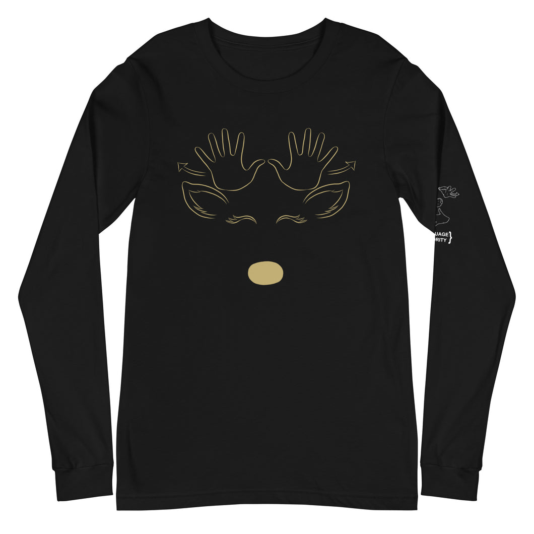 REINDEER (ASL) Long Sleeve Tee