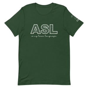 “ASL is my Love Language” Short Sleeve Tee (4XL)