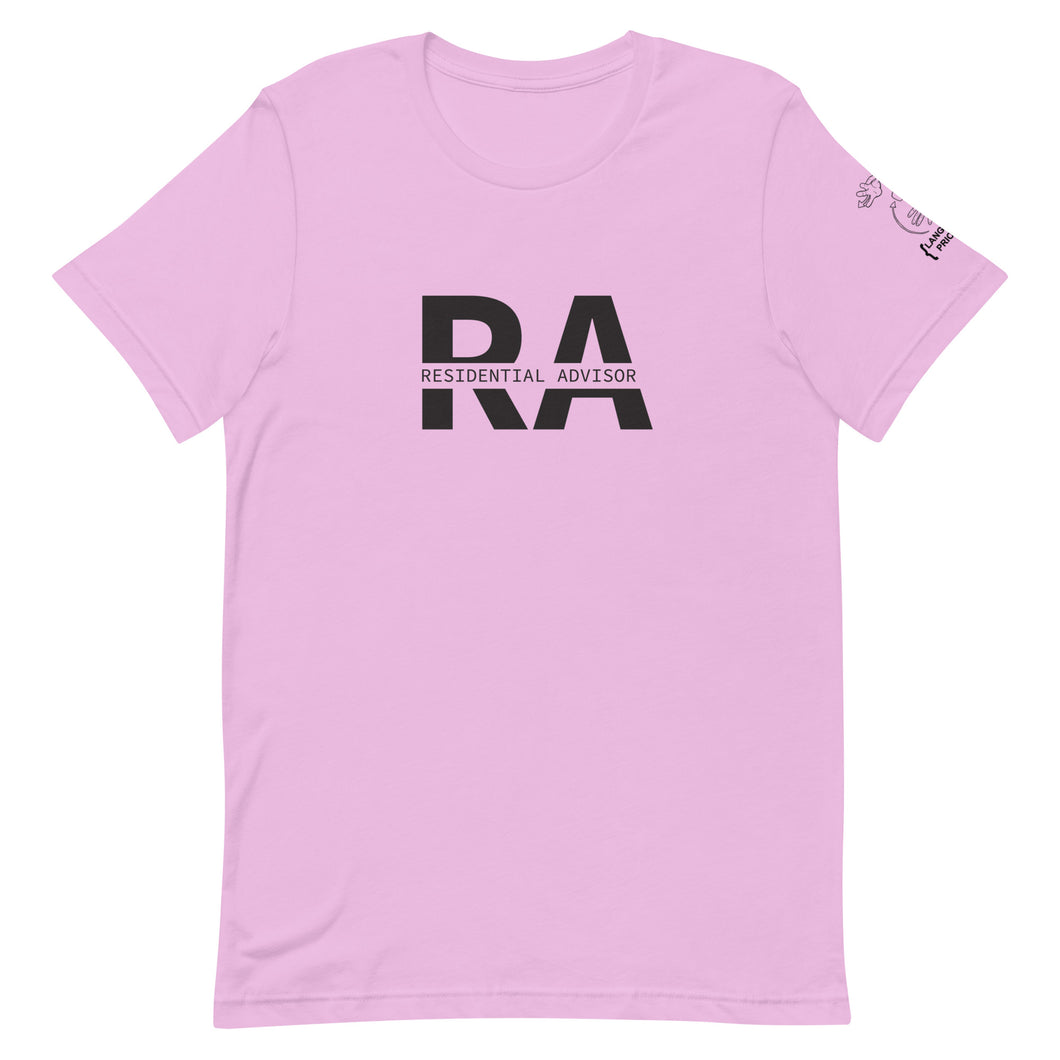 Residential Advisor (RA) Short Sleeve Tee [100% Cotton]