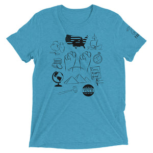 SOCIAL STUDIES (ASL) Short Sleeve Tee [Black Ink]