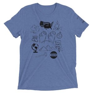 SOCIAL STUDIES (ASL) Short Sleeve Tee [Black Ink]