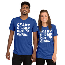 Load image into Gallery viewer, CHAMP - Short Sleeve Tee (White Ink - Triblend)