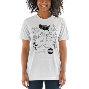 SOCIAL STUDIES (ASL) Short Sleeve Tee [Black Ink]