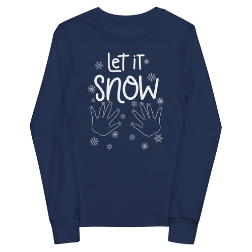 “Let It Snow” Youth Long Sleeve Tee