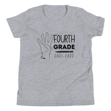 Load image into Gallery viewer, FOURTH GRADE Youth Short Sleeve Tee (Black Ink)