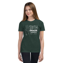 Load image into Gallery viewer, SIXTH GRADE Youth Short Sleeve Tee (White Ink)
